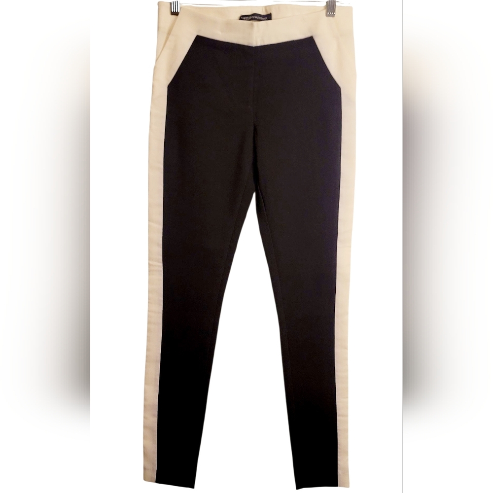 W118 Walter Baker Sebastian Pant Black with Ivory Accent Tuxedo Pants Style NWT